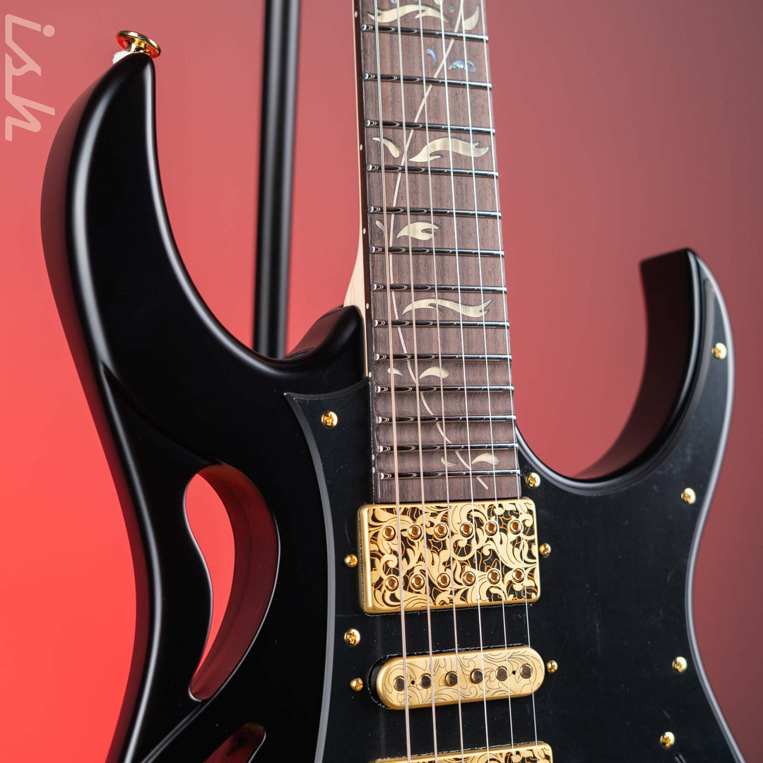Ibanez PIA3761 Steve Vai Signature Electric Guitar Onyx Black