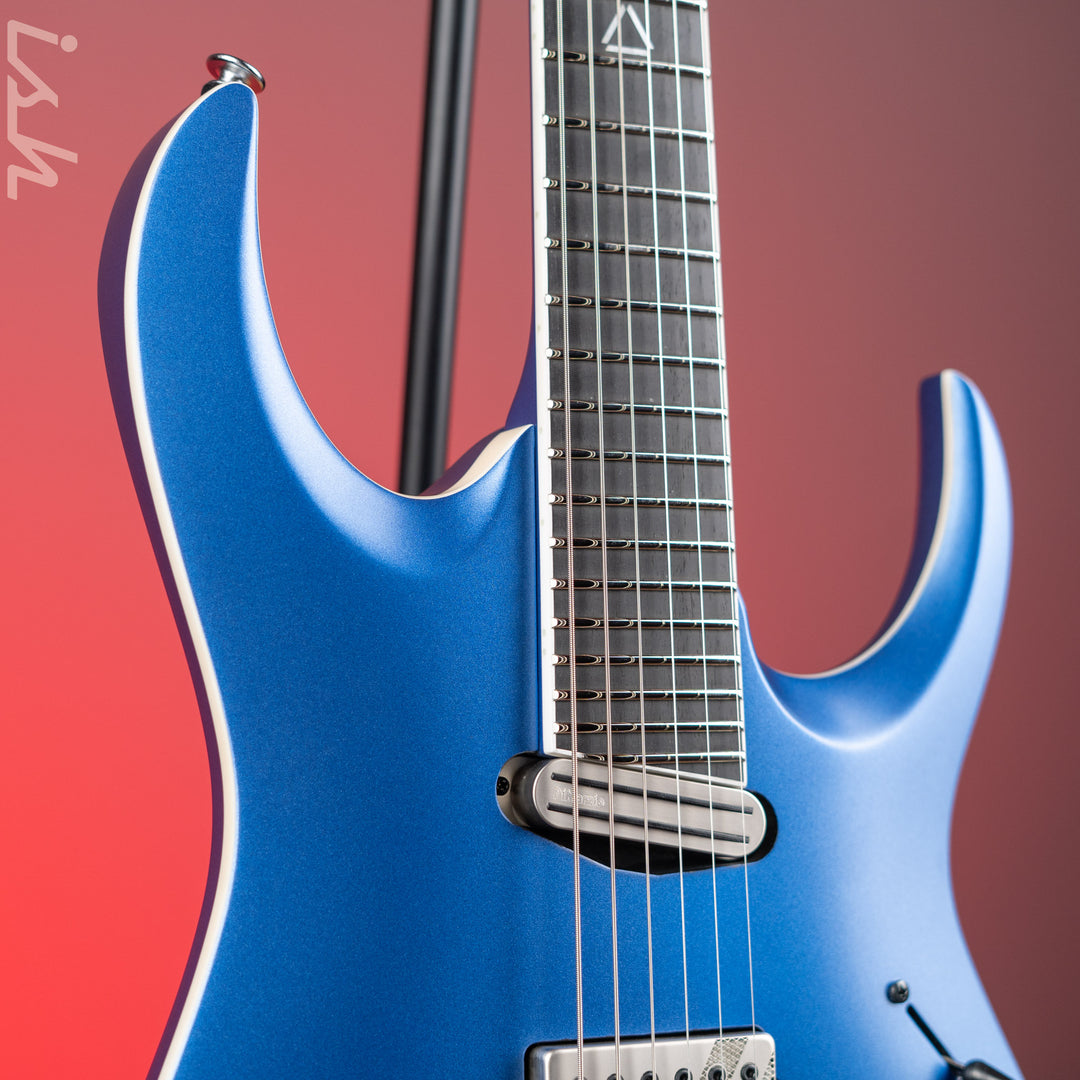 Ibanez JBM9999 Jake Bowen Signature Electric Guitar Azure Metallic Matte Demo