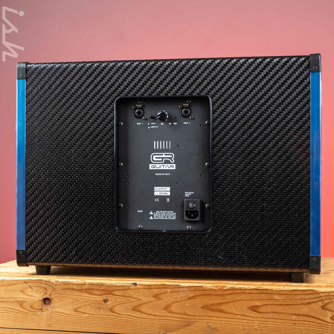 GR Guitar AT G210A ST 300W 8ohm 2x10 Guitar Cabinet Black Carbon Fiber