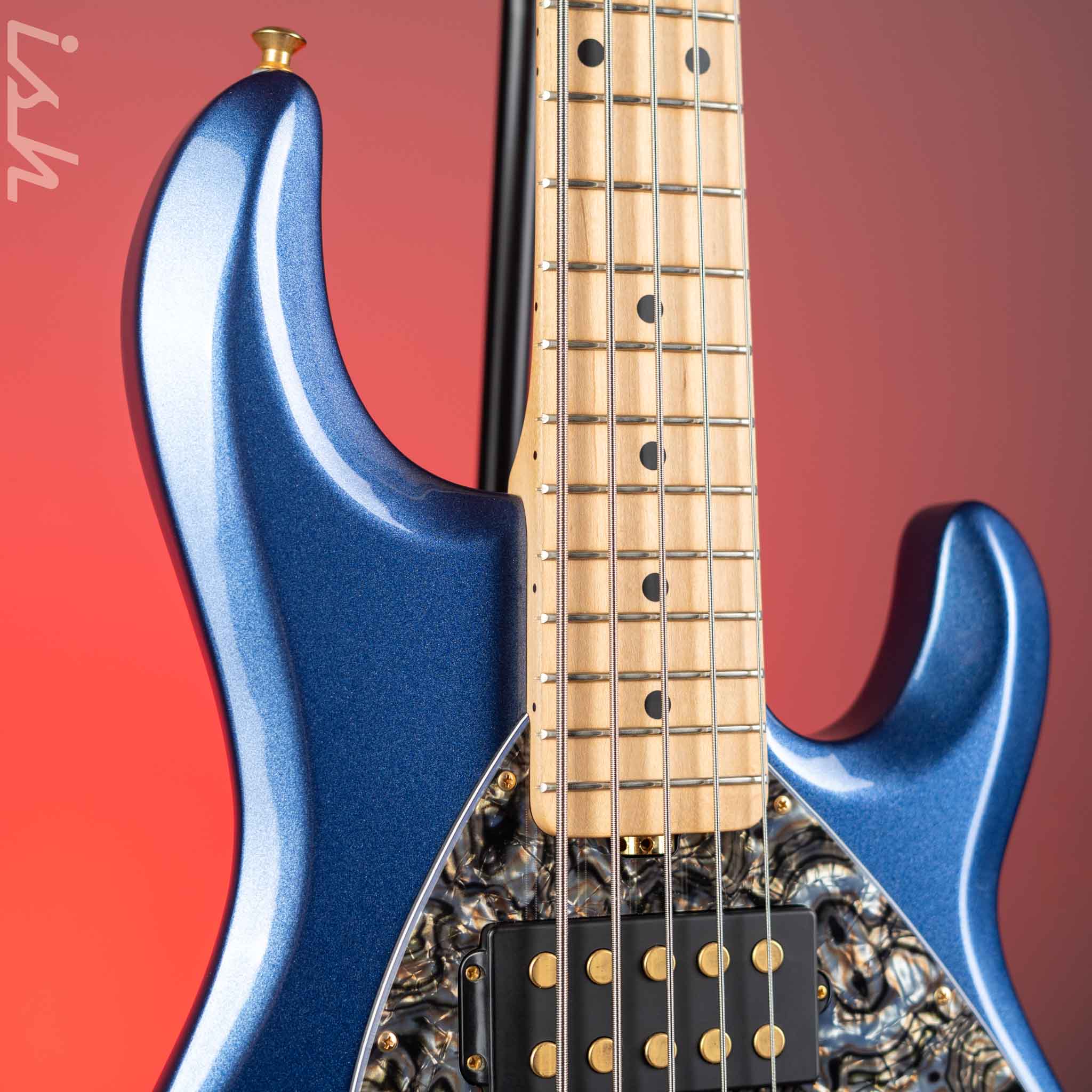 2017 Ernie Ball Music Man StingRay 5 Pace Car Blue Metallic – Ish
