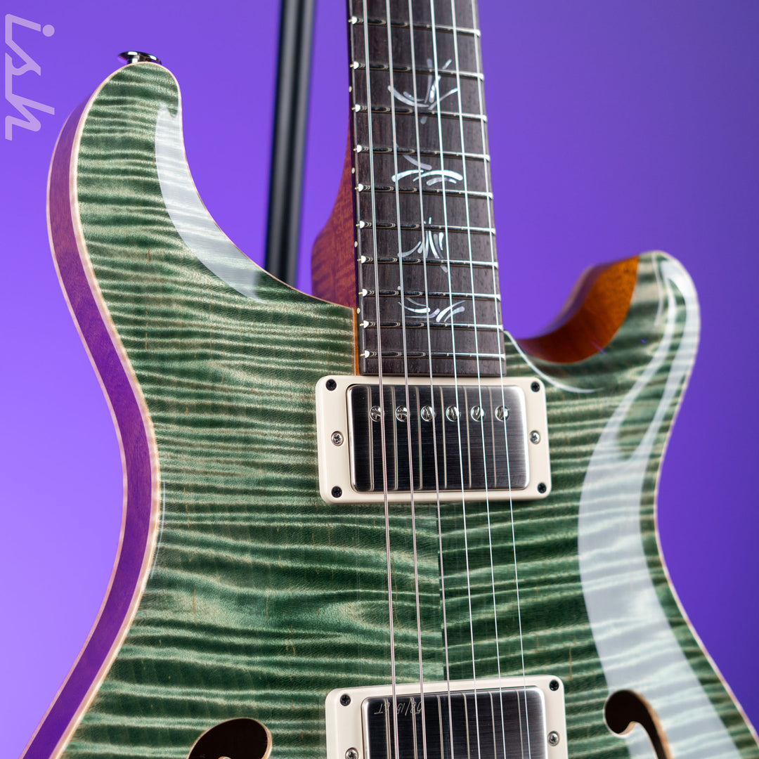 PRS Private Stock Hollowbody II Piezo Trampas Green