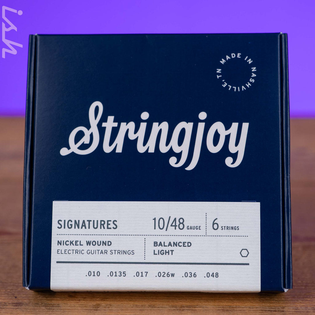 Stringjoy Signatures Balanced Light Gauge (10-48) Nickel Wound Electric Guitar Strings
