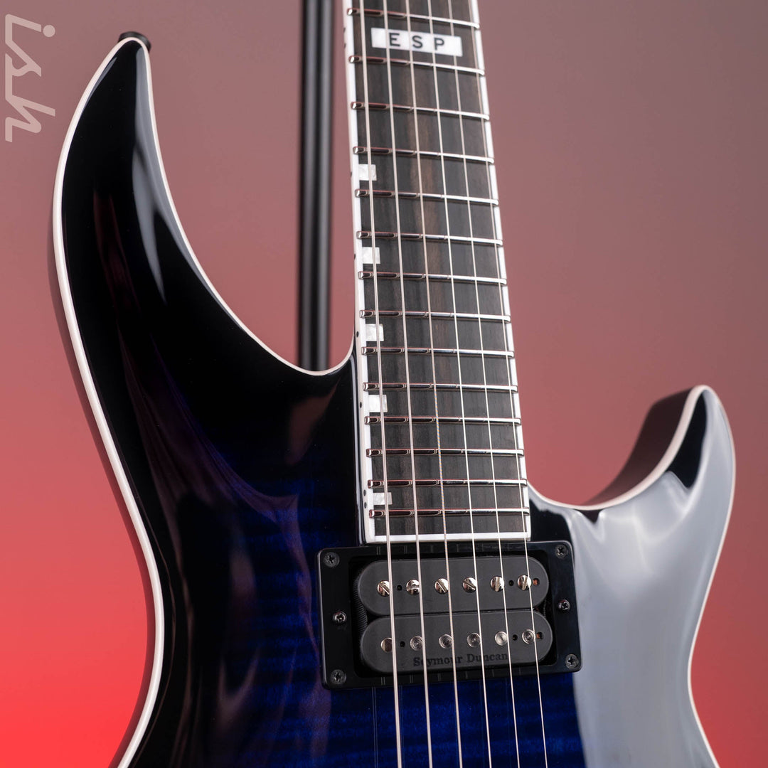 ESP E-II Horizon-III FM Reindeer Blue Demo