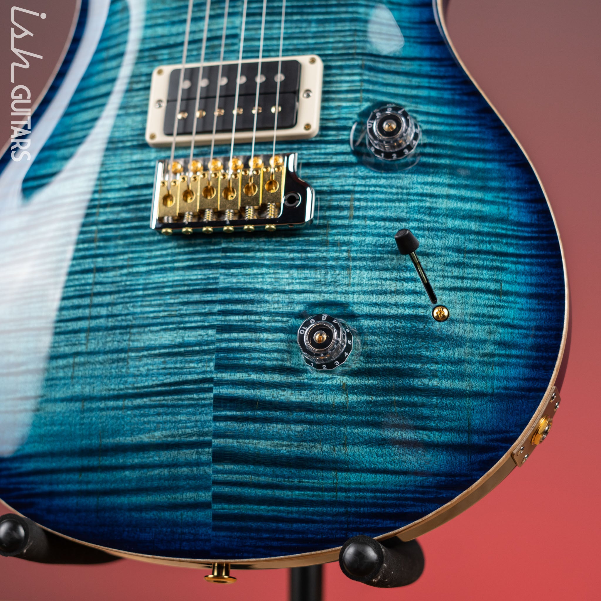 PRS Custom 24 Electric Guitar 10-Top Cobalt Blue – Ish Guitars