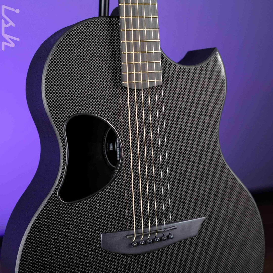 McPherson Sable Standard Carbon Acoustic-Electric Guitar Black Hardware