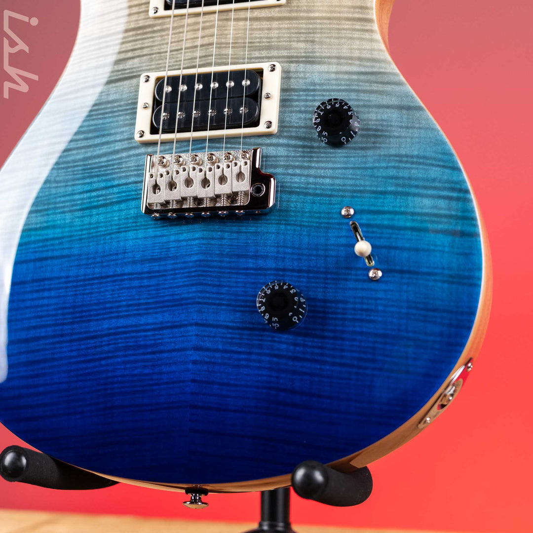 PRS SE Custom 24 Electric Guitar Blue Fade Demo