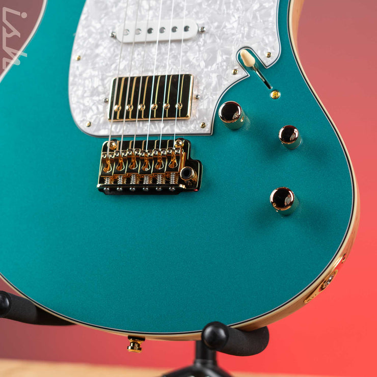 Mayones Legend V22 6 Metallic Sherwood Green NAMM 2024 – Ish Guitars