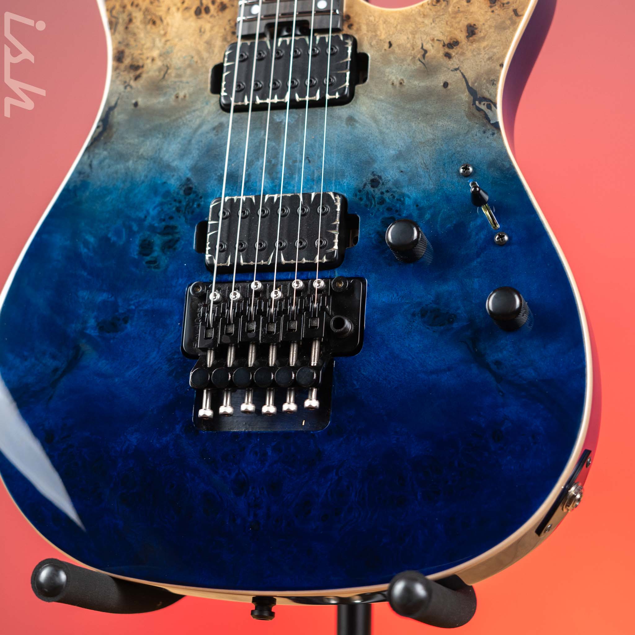 ESP E-II SN-II Blue Natural Fade Demo – Ish Guitars