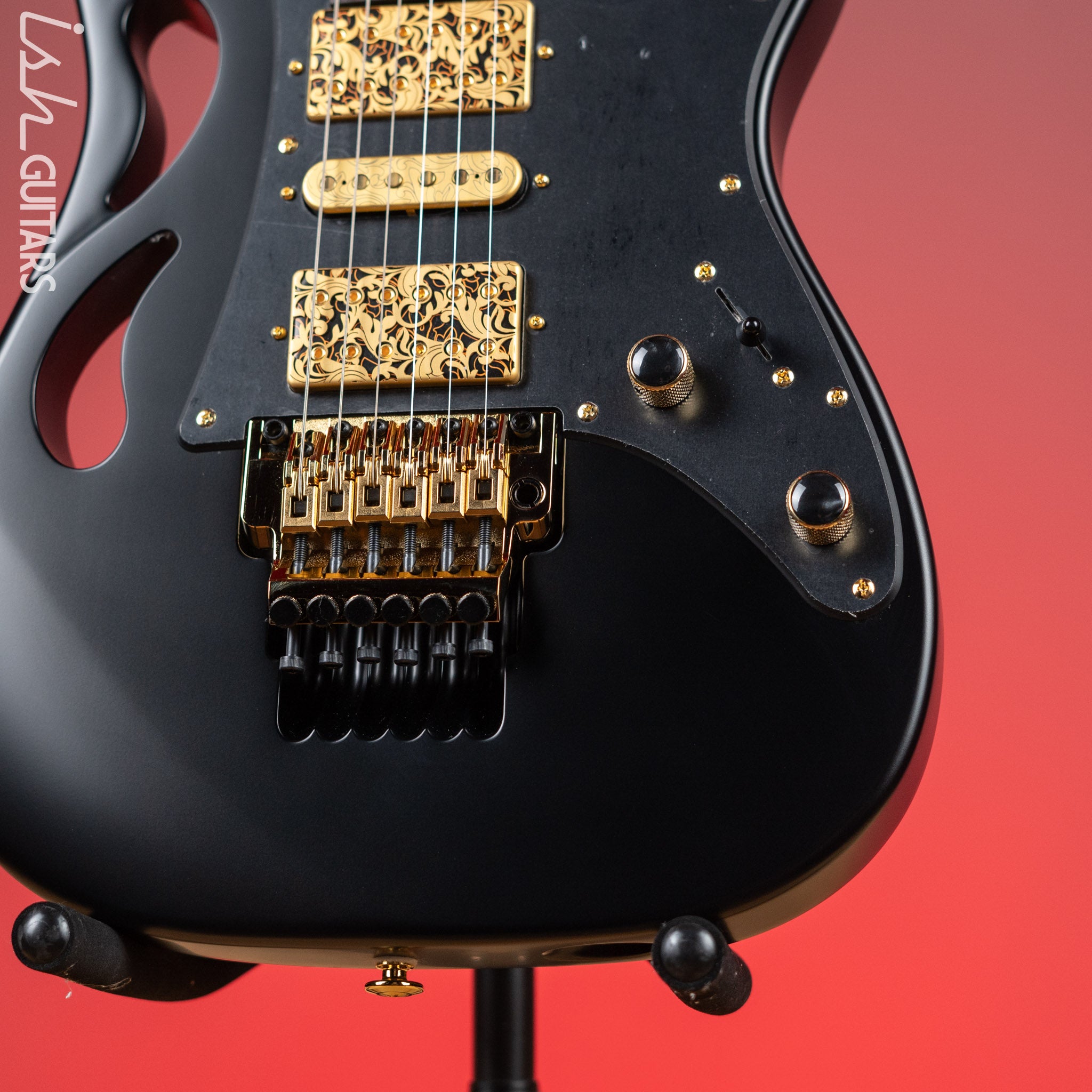 Ibanez PIA3761 Steve Vai Signature Onyx Black Demo – Ish Guitars