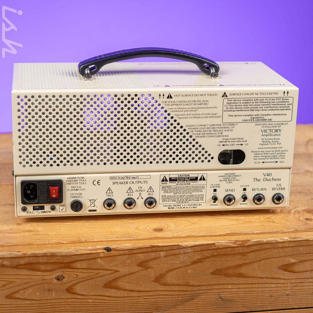 2017 Victory V-40 The Duchess 40-watt Guitar Amp Head