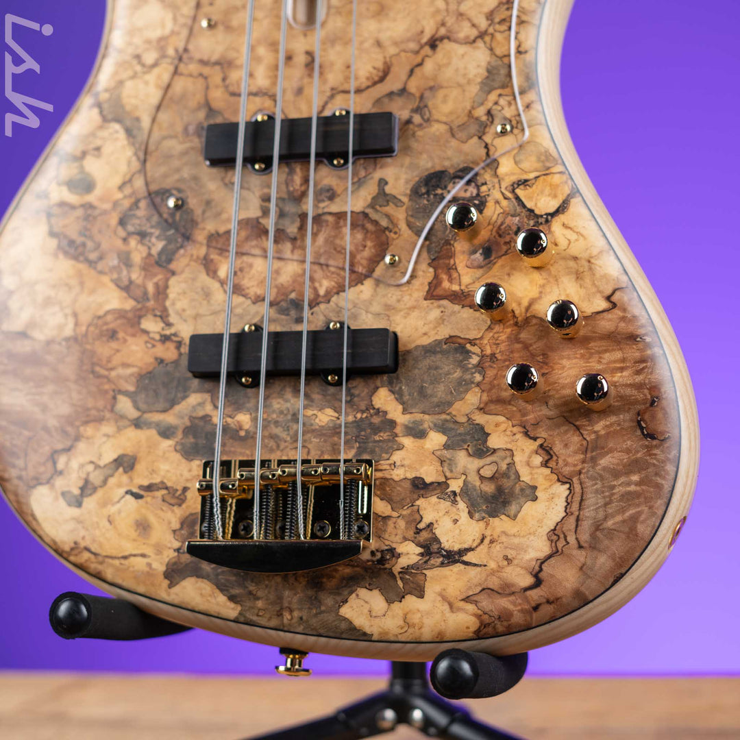 F Bass VF4-J Spalted Maple Natural Matte