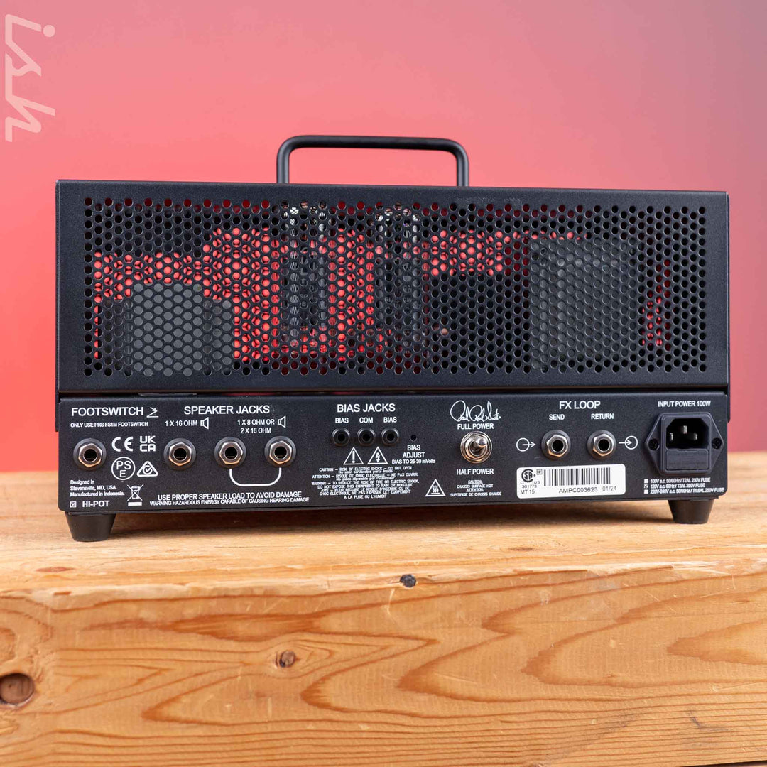 PRS MT 15 Mark Tremonti Amplifier Head Stealth Black Open Box