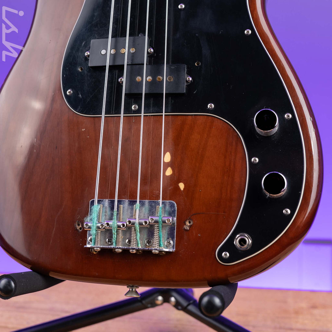 1976 Fender Fretless P Bass Mocha Brown