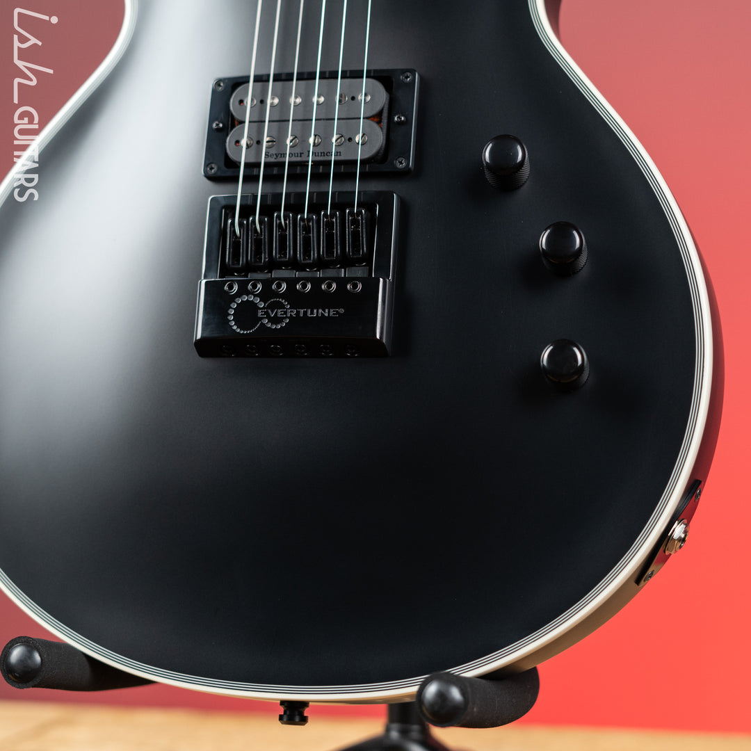 ESP E-II Eclipse EverTune Electric Guitar Black Satin Demo