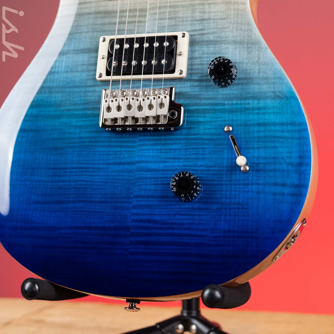 PRS SE Custom 24 Electric Guitar Blue Fade Demo