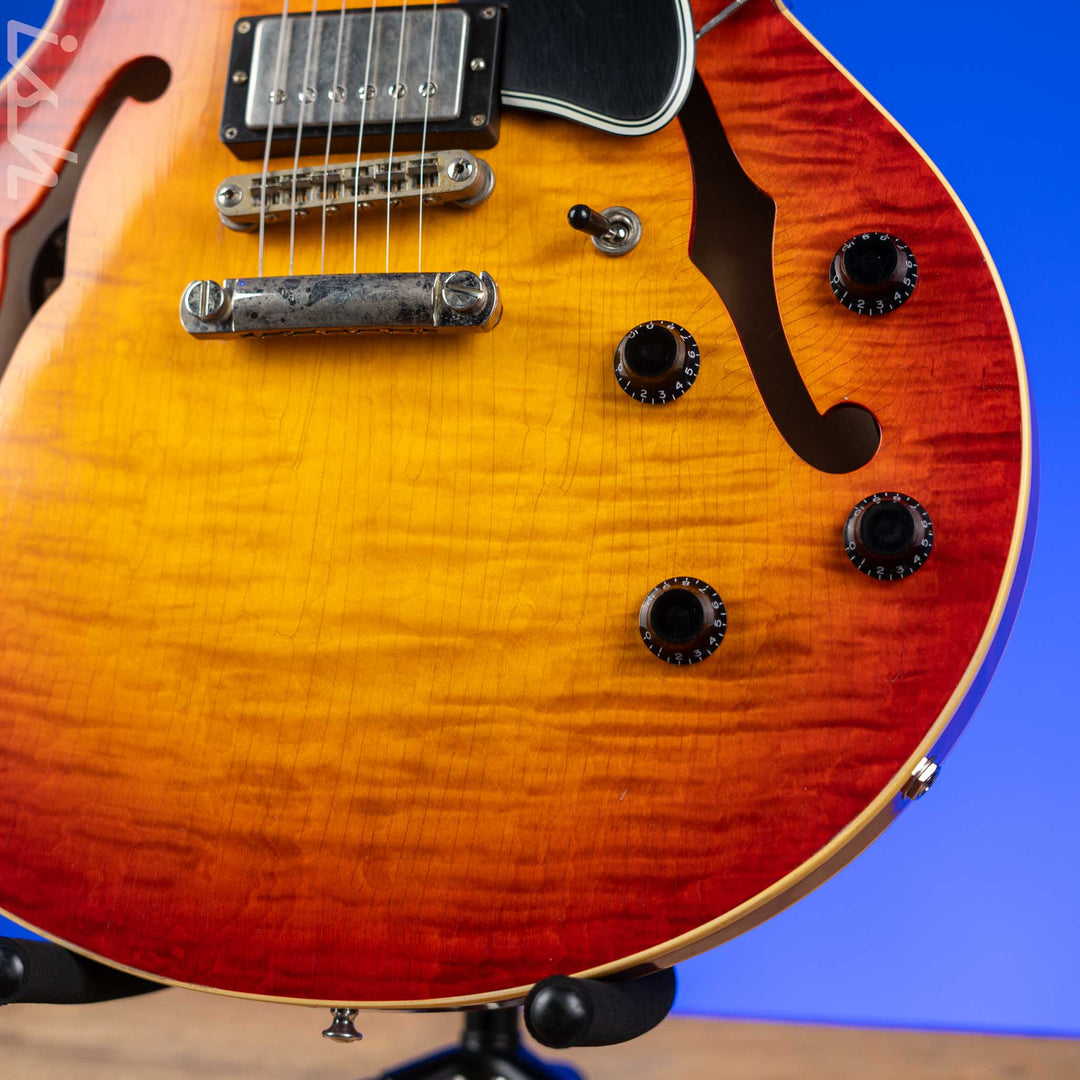 Heritage Custom Core Collection H-535 Artisan Aged Dark Cherry Sunburst Demo