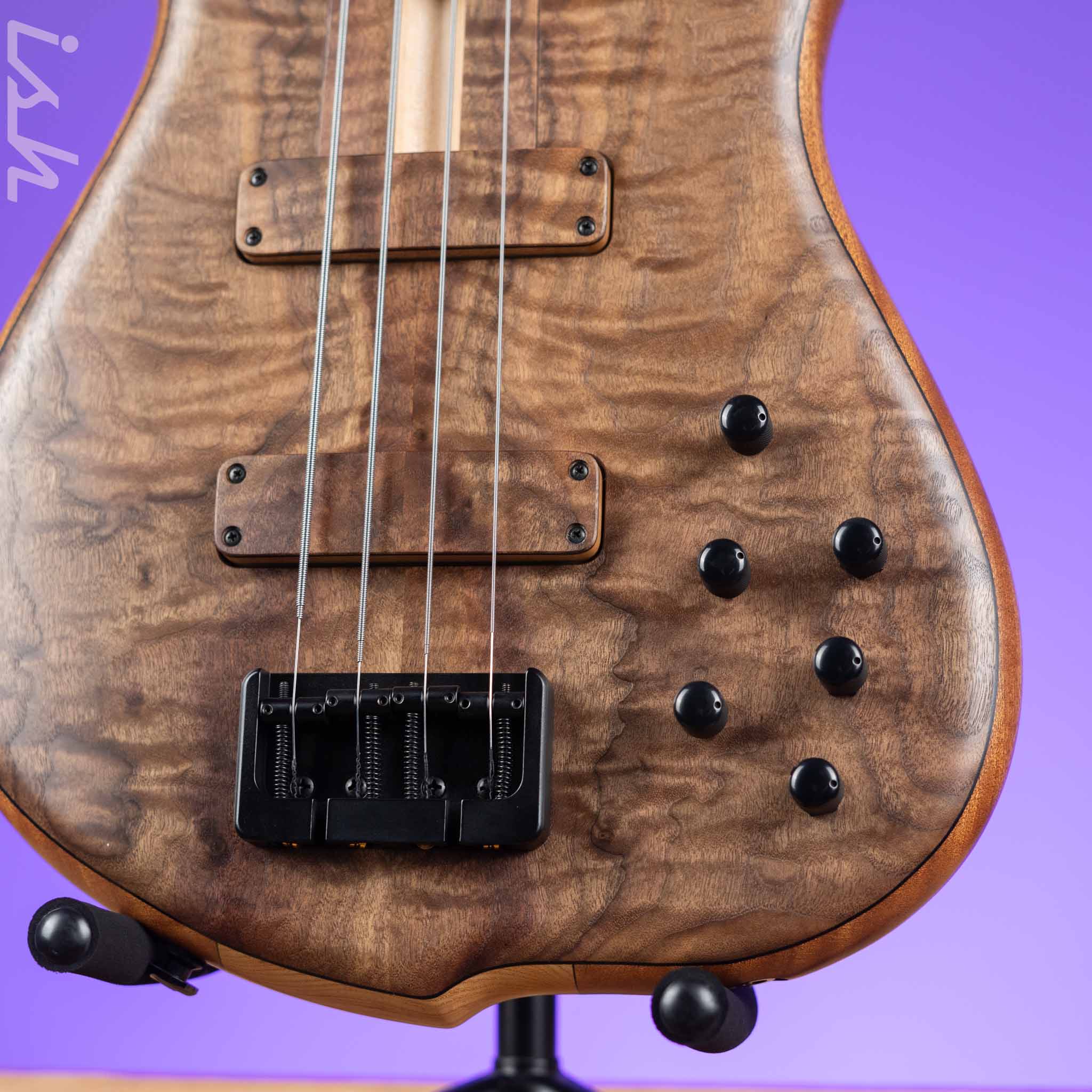 ベース F Bass bn-4 1993 F Bass BN4 4-String Bass Claro Walnut Natural – Ish Guitars