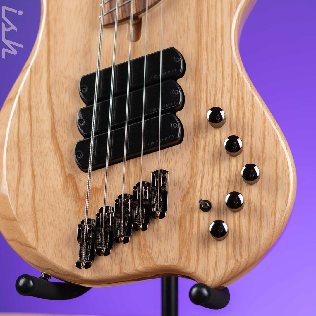 Dingwall Combustion 5-String Bass Natural Ash Pau Ferro Fretboard