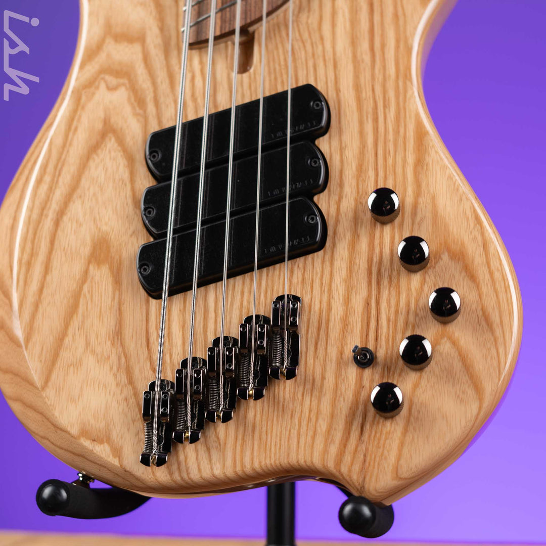 Dingwall Combustion 5-String Bass Natural Ash Pau Ferro Fretboard