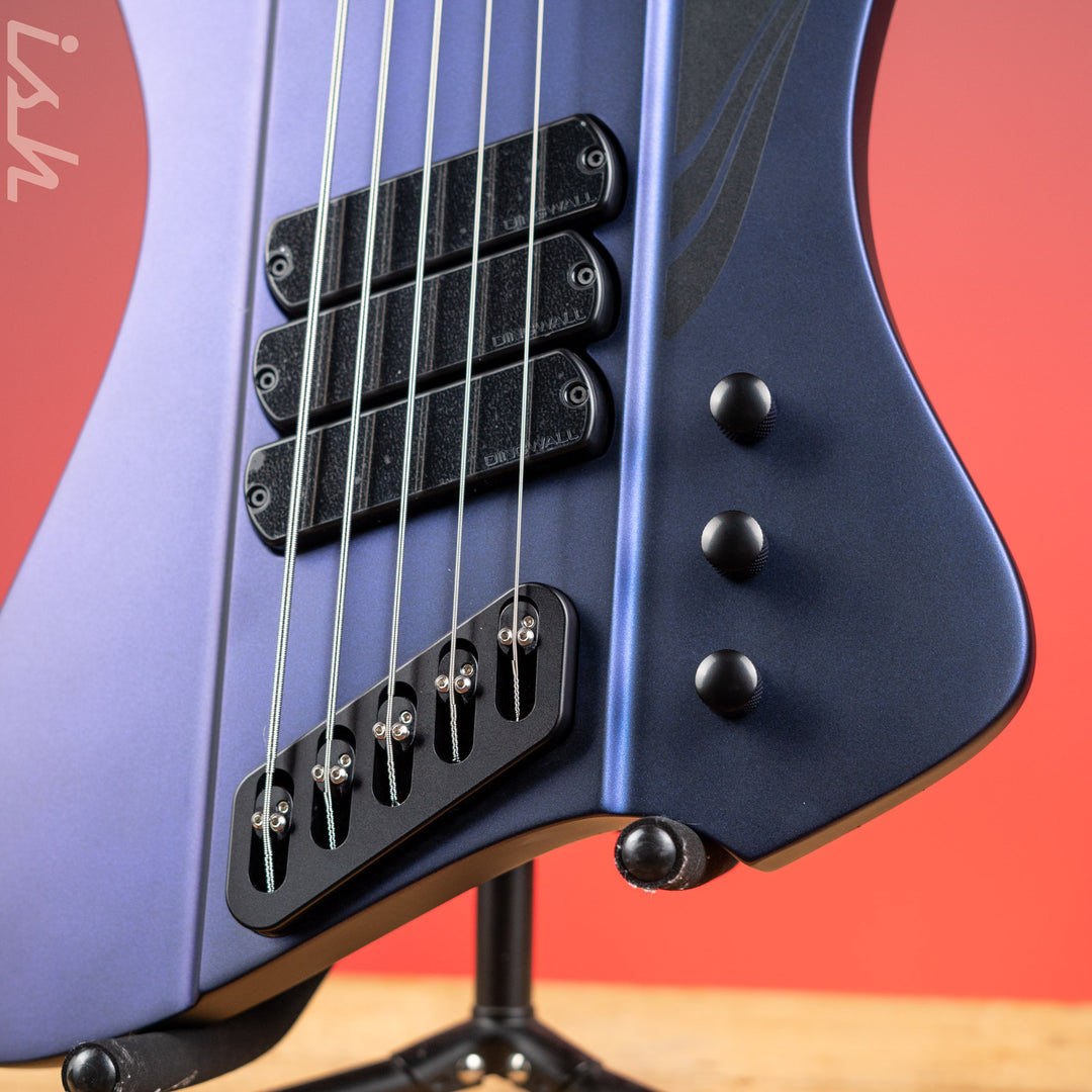 Dingwall D-Roc Standard 5-String Bass Matte Blue to Purple Colorshift B-STOCK