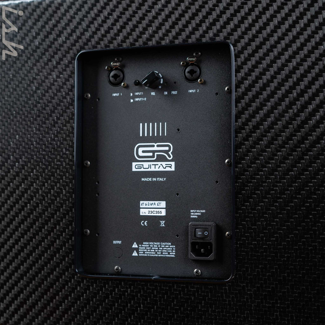 GR Guitar AT G210A ST 300W 8ohm 2x10 Guitar Cabinet Black Carbon Fiber