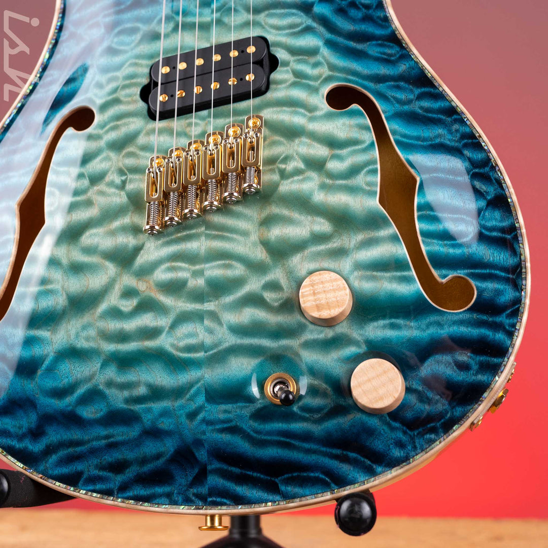 PRS Private Stock Custom 24 Semi-Hollow Multiscale Sub-Zero Glow 