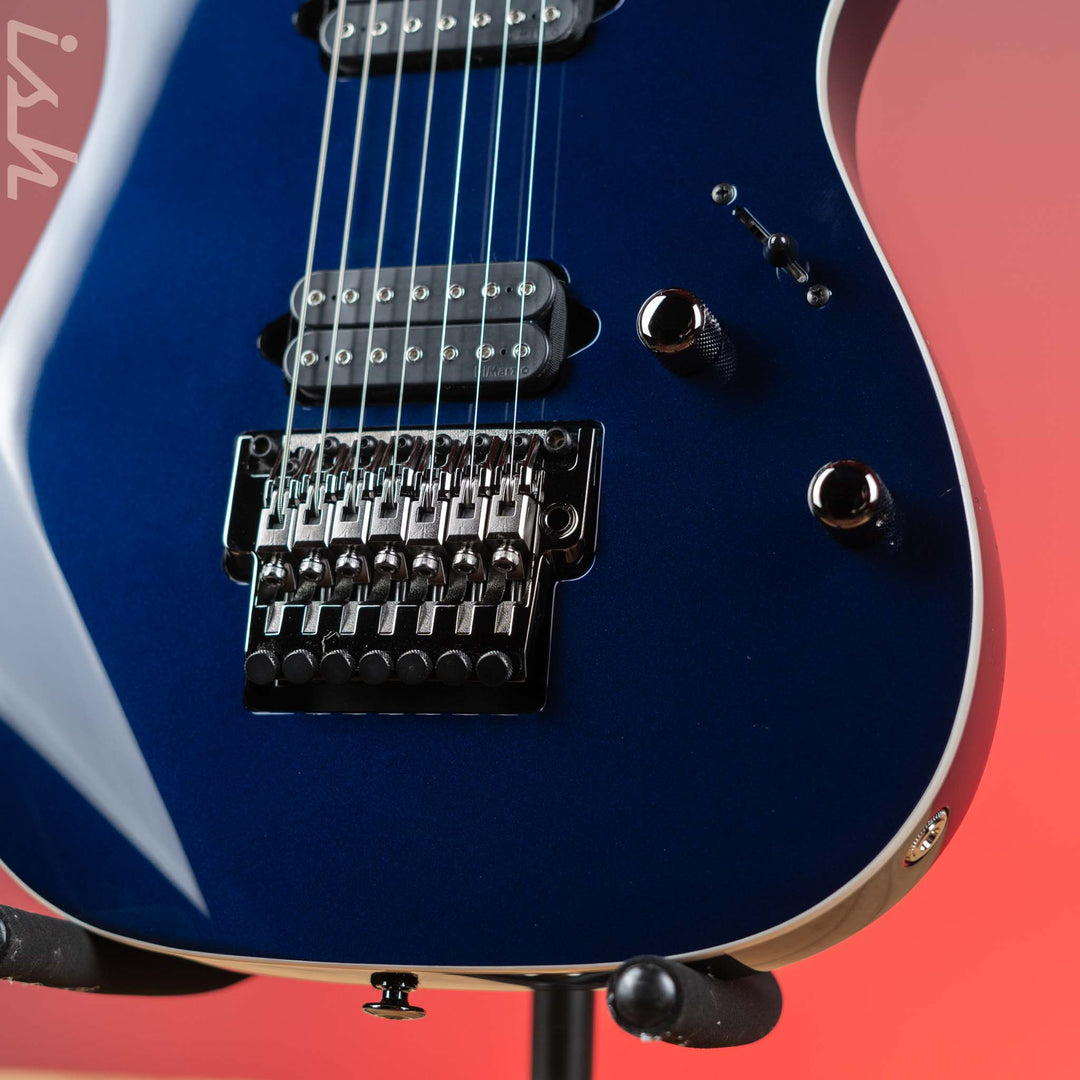 Ibanez Prestige RG2027XL 7-String Electric Guitar Deep Tide Blue