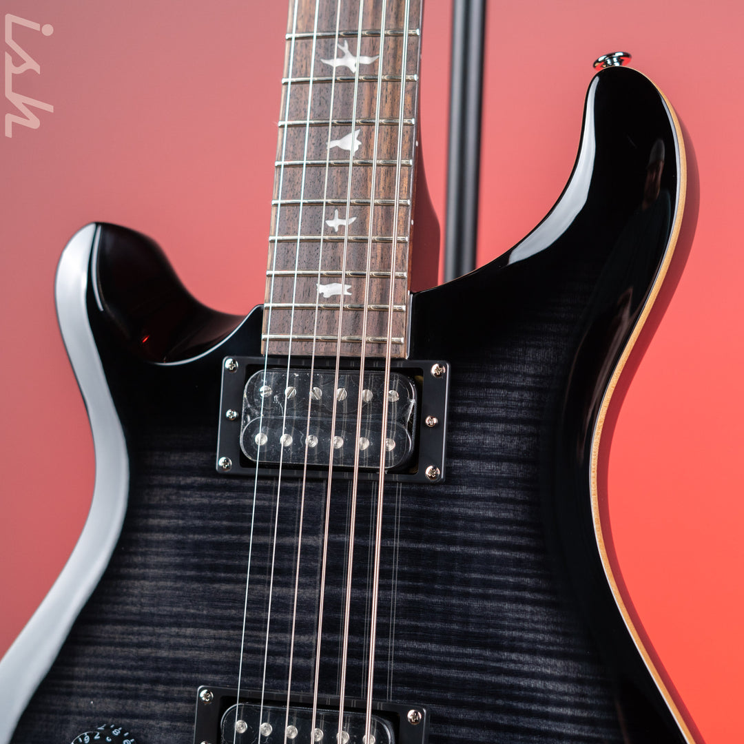 PRS SE 277 Baritone Left Handed Electric Guitar Charcoal Burst