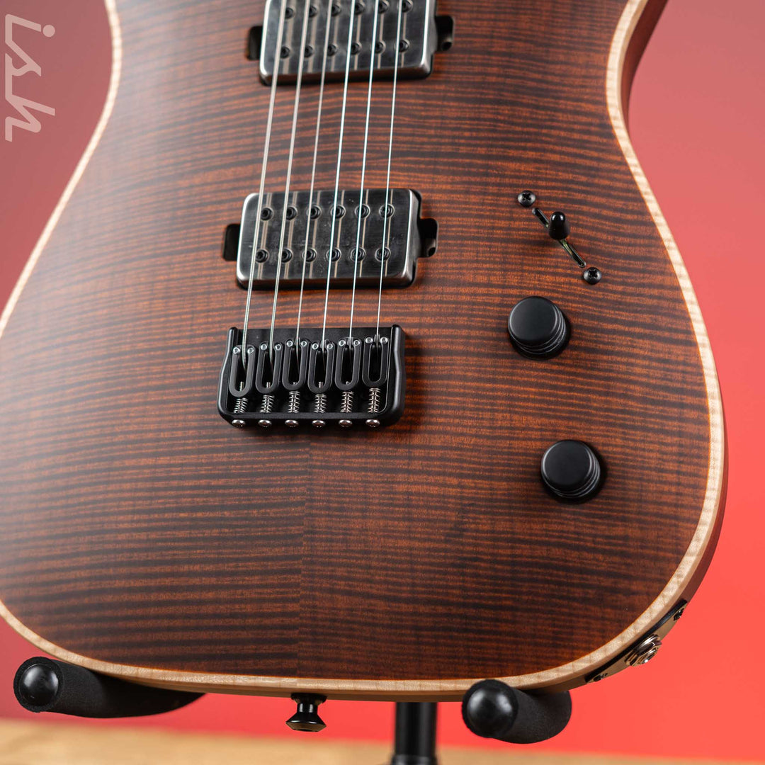 Jackson Custom Shop Misha Mansoor Signature Juggernaut HT FM 6 Amber Tiger Eye