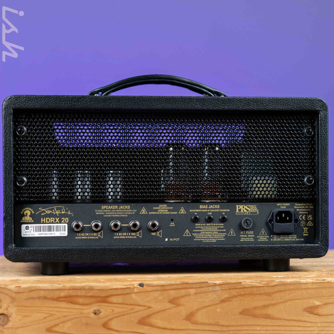 PRS HDRX 20 20W Tube Head Amp Stealth Black