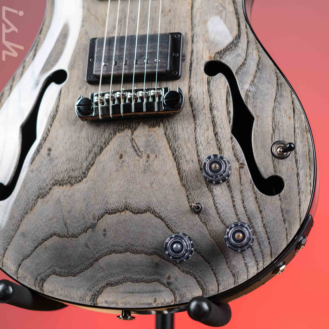 2021 PRS Private Stock Hollowbody II Piezo 24 Fret Swamp Ash Grey Wash
