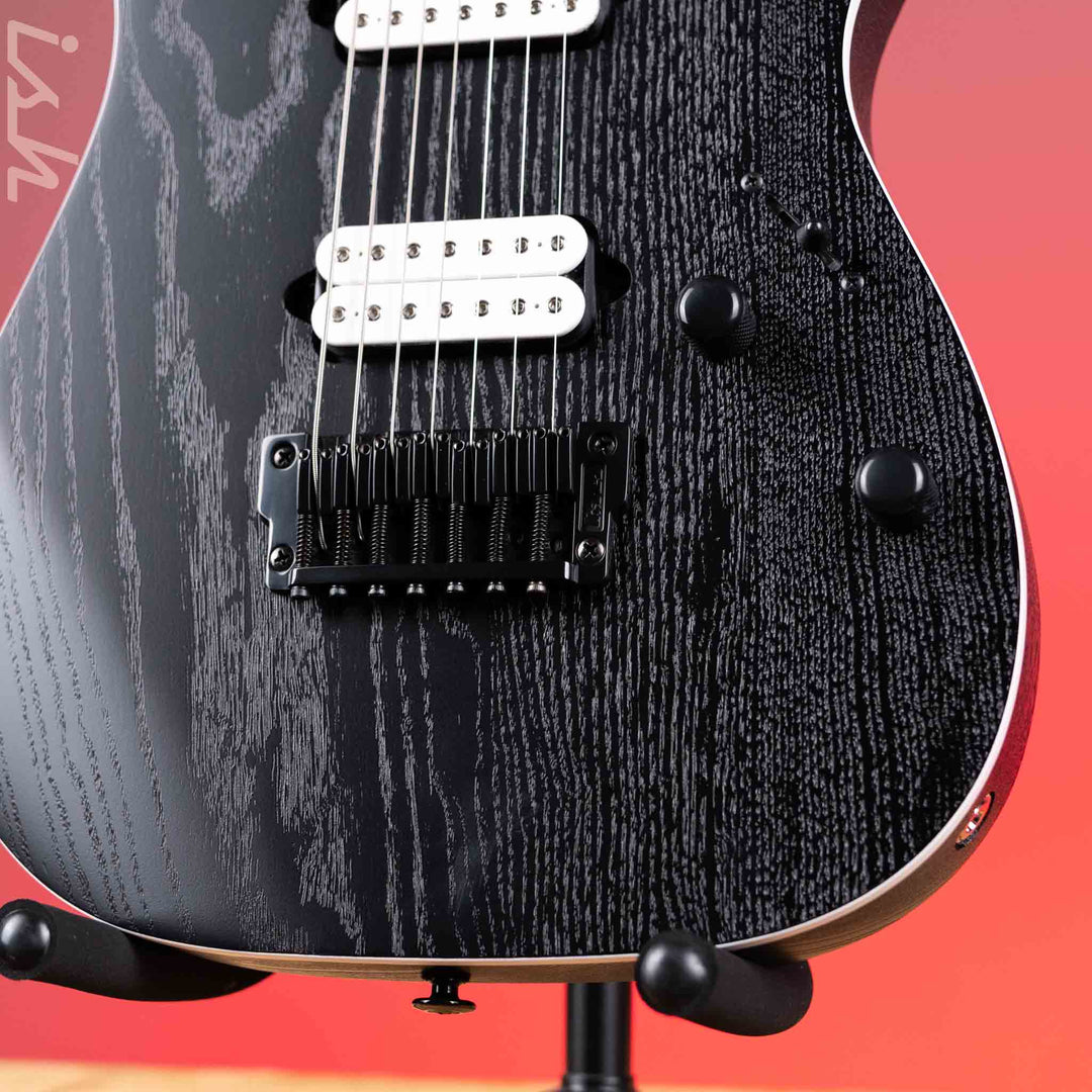 Ibanez Prestige RGR752AHBF 7-String Electric Guitar Weathered Black