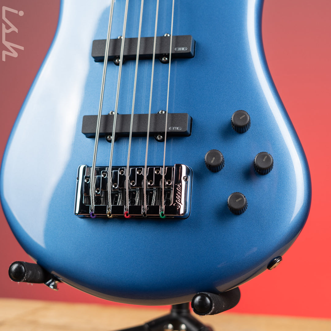 2023 Spector Euro 5 Classic Solid Metallic Blue Gloss
