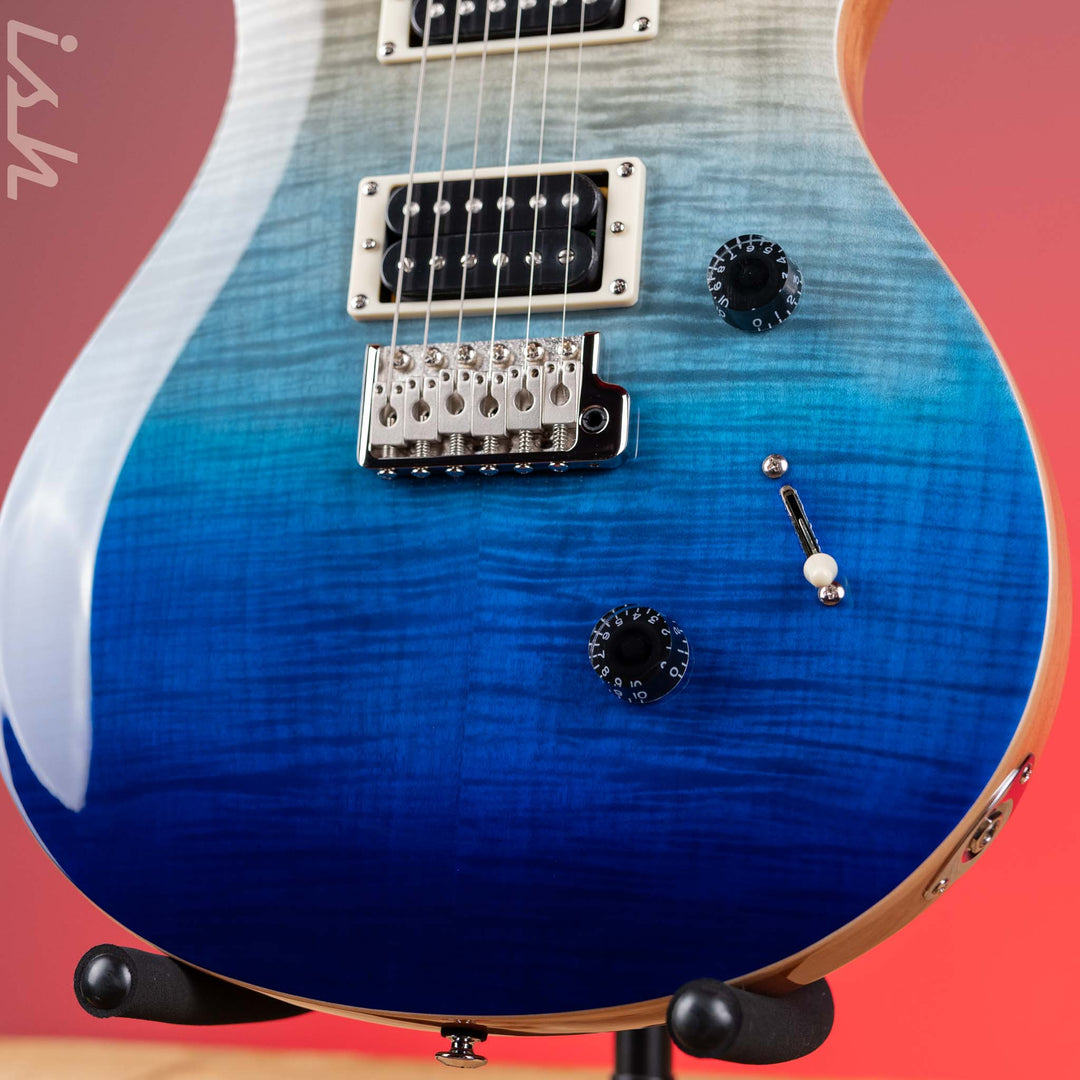 PRS SE Custom 24 Electric Guitar Blue Fade Demo