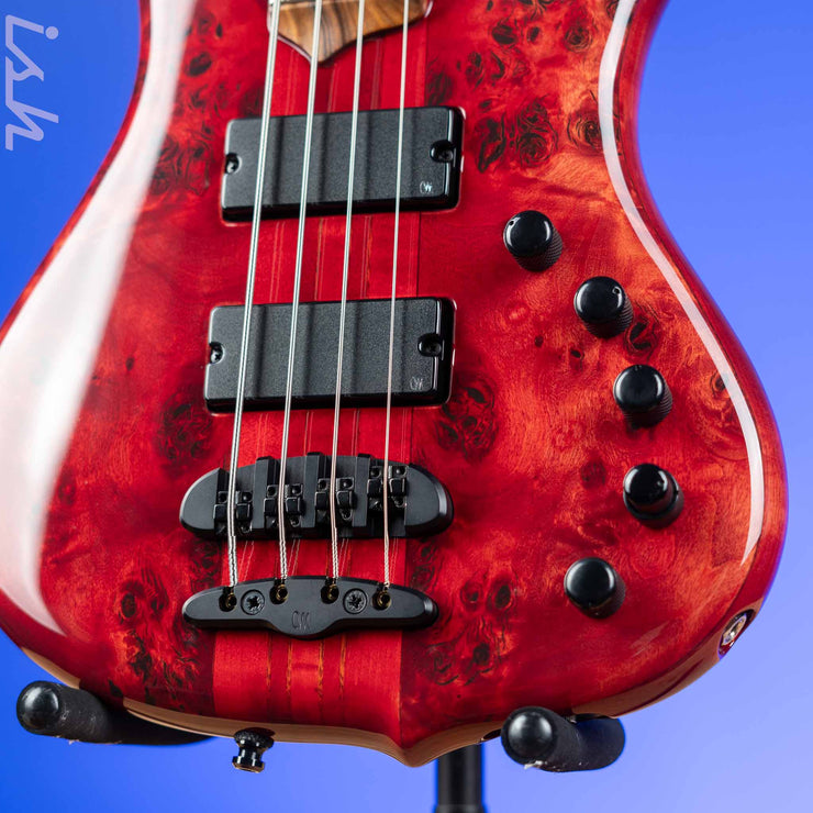 Mayones Comodous 4 Bass Liquid Red NAMM 2024
