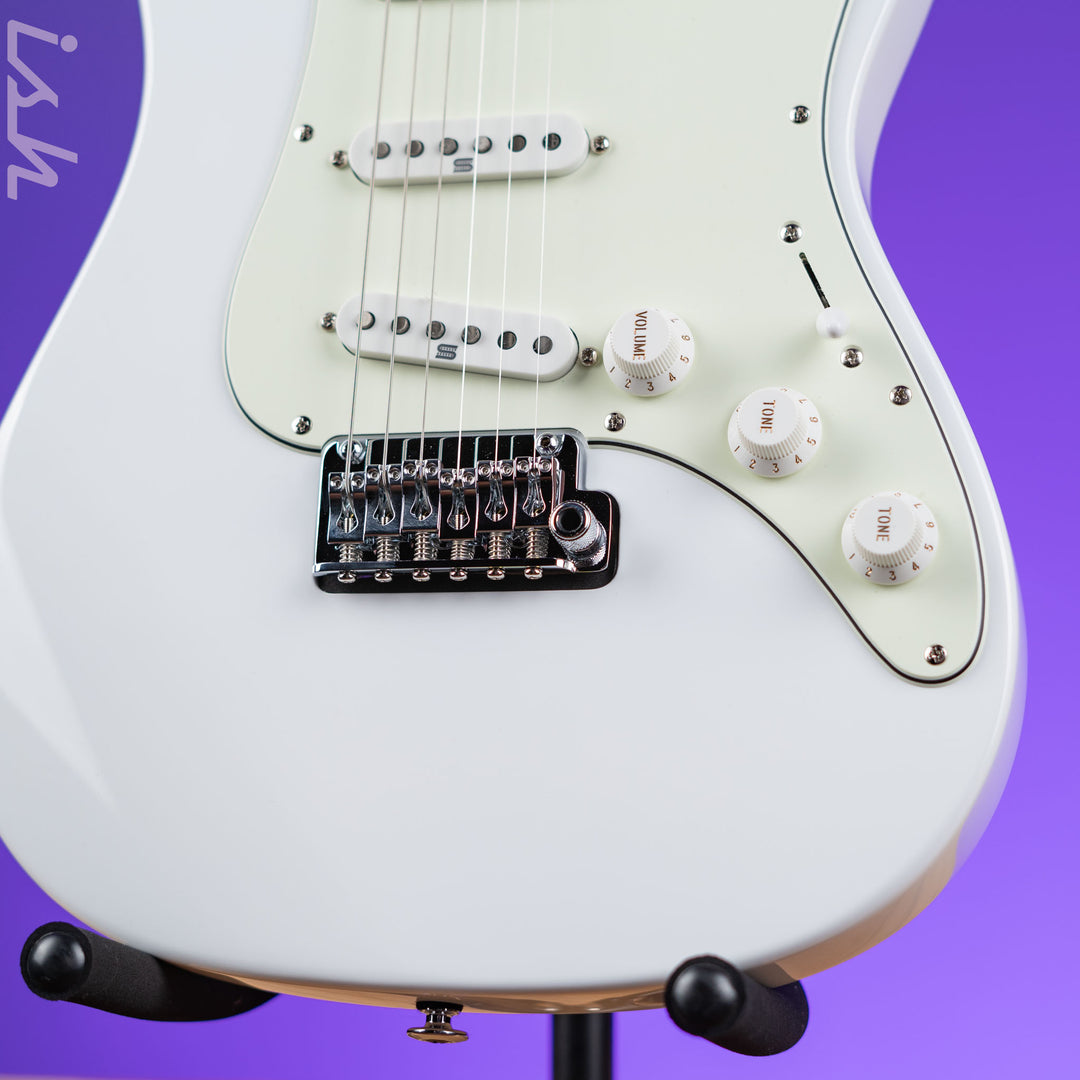 Ibanez LM1 Luca Mantovanelli Signature Prestige Electric Guitar Luna White Demo