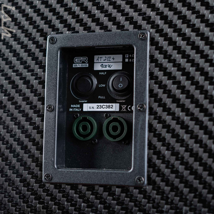 GR Bass AT 212+ 900W 4 Ohm Bass Cabinet Black Carbon Fiber