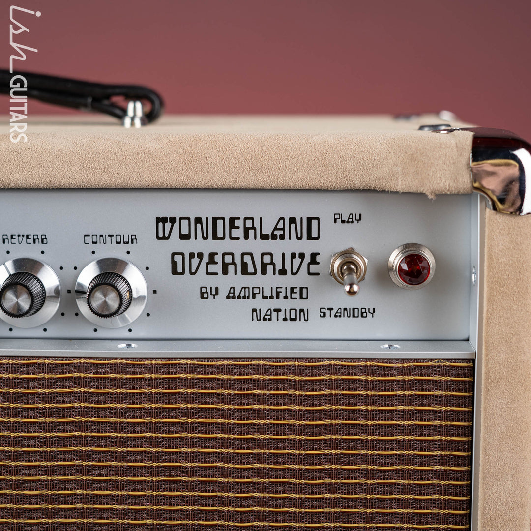 Wonderland Overdrive V2 by Amplified Nation &amp; AN-65 1x12 Speaker Cabinet Dogwood Suede