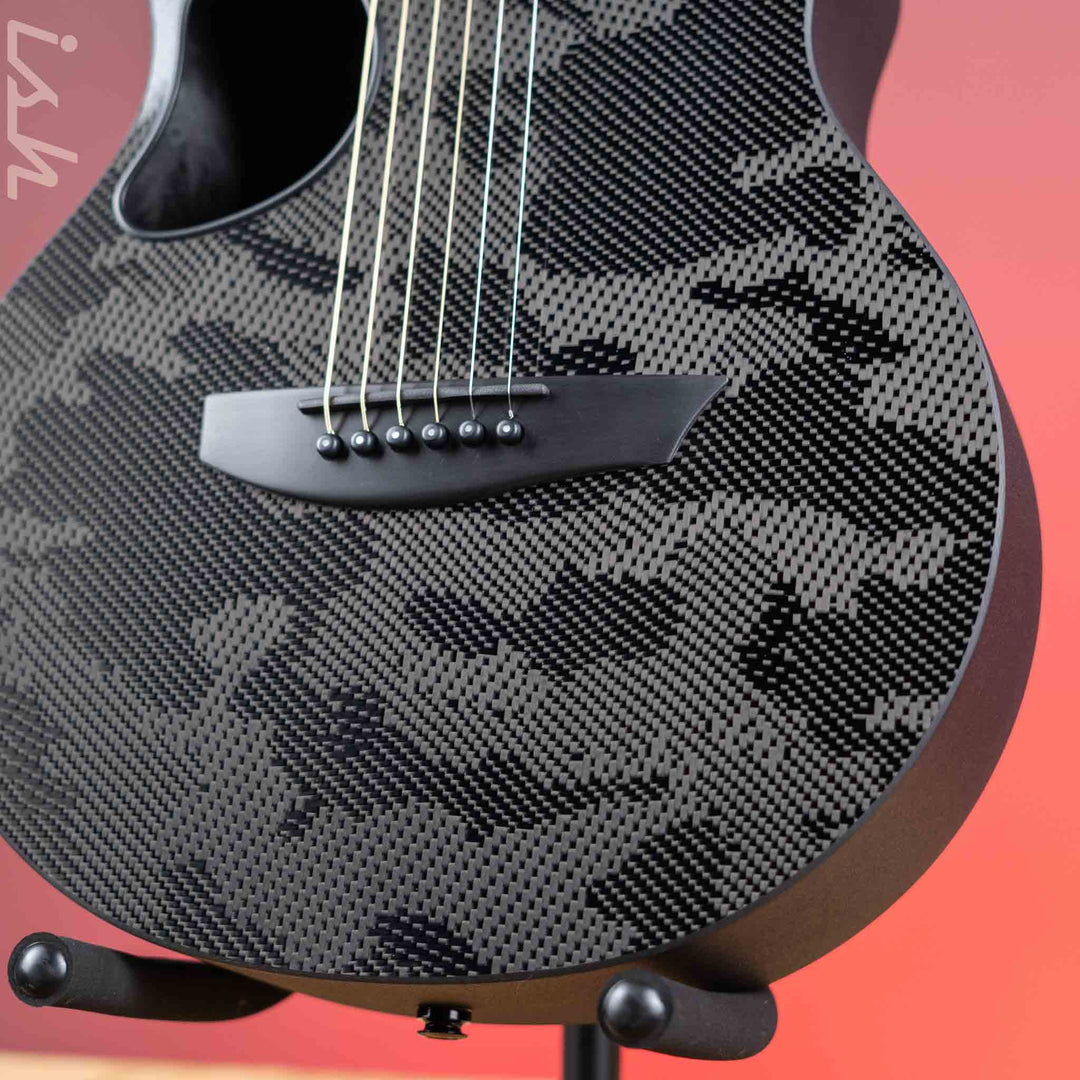 McPherson Touring Carbon Fiber Acoustic-Electric Guitar Camo Top Black Hardware