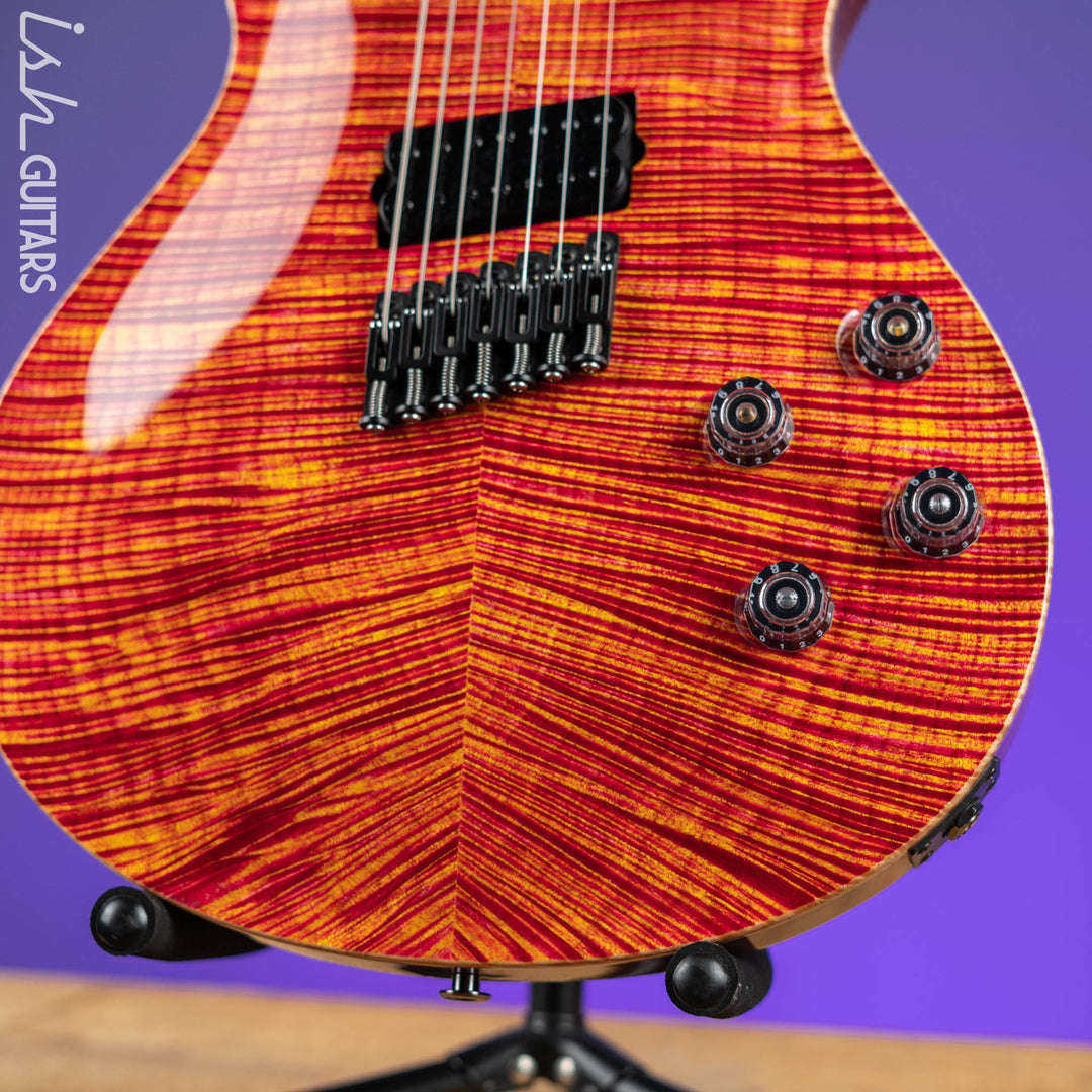 PRS Private Stock Singlecut 7-String Multi-Scale Raspberry Lemon Stripe
