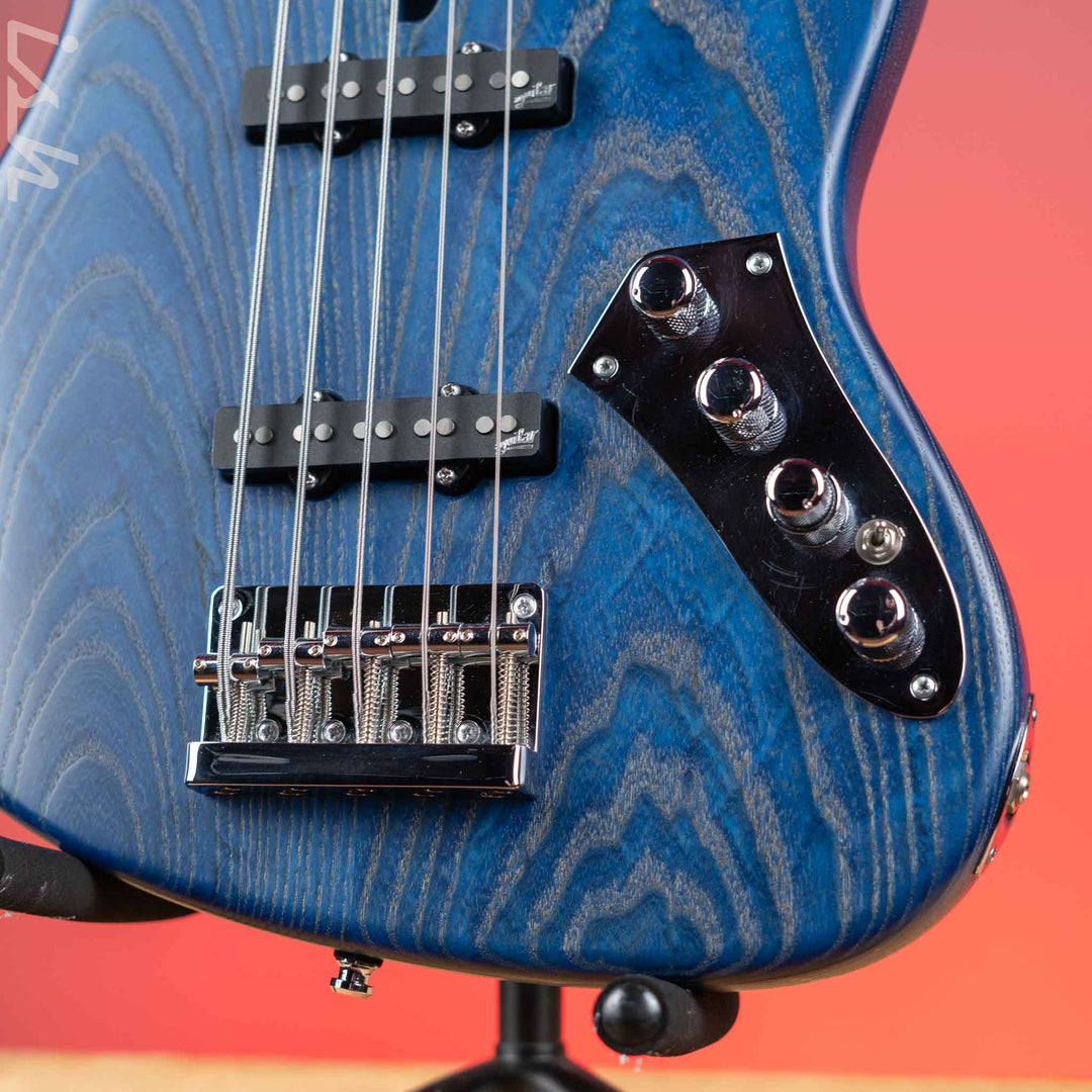 2015 Mayones Jabba 5 Custom Trans Blue