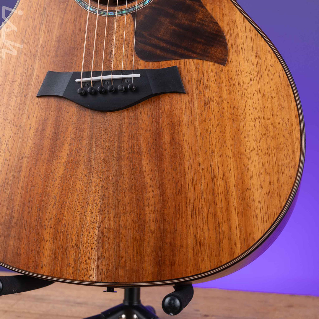 Taylor 724ce Acoustic-Electric Guitar Natural Hawaiian Koa Demo