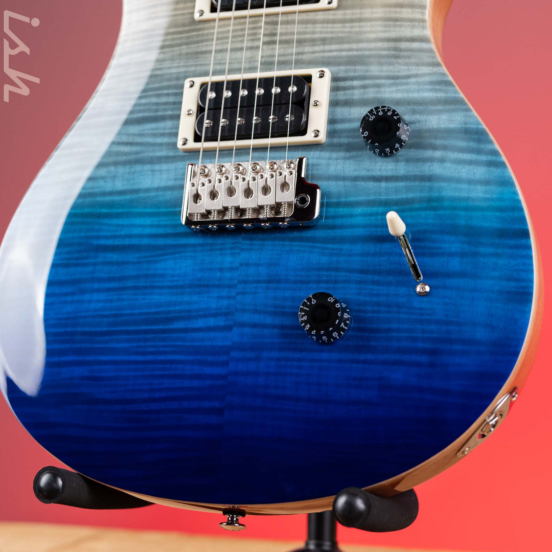 PRS SE Custom 24 Electric Guitar Blue Fade Demo