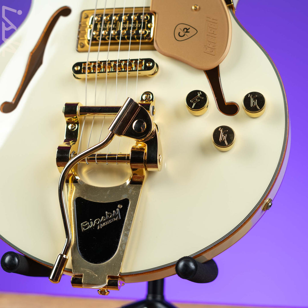 Gretsch Electromatic Chris Rocha Broadkaster Jr. Center Block Vintage White