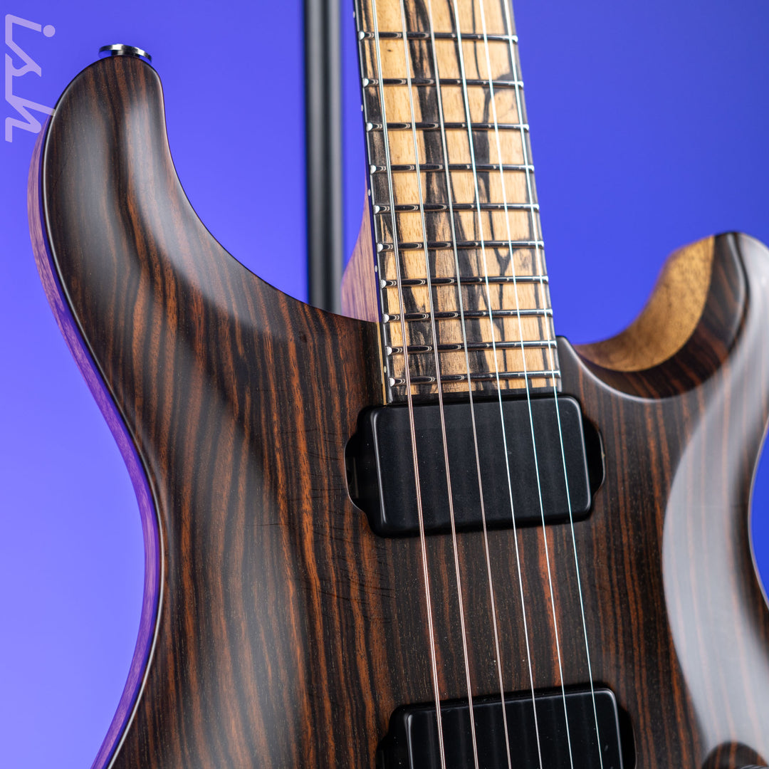 2021 PRS Private Stock Custom 24 Semi-Hollow Macassar Ebony Satin Nitro