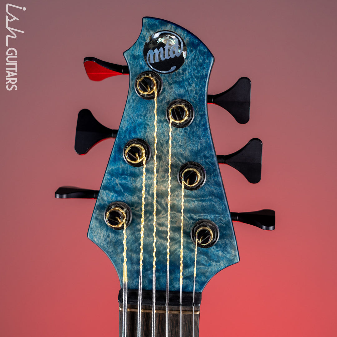 MTD 635-24 6-String Bass NAMM Blue Burst