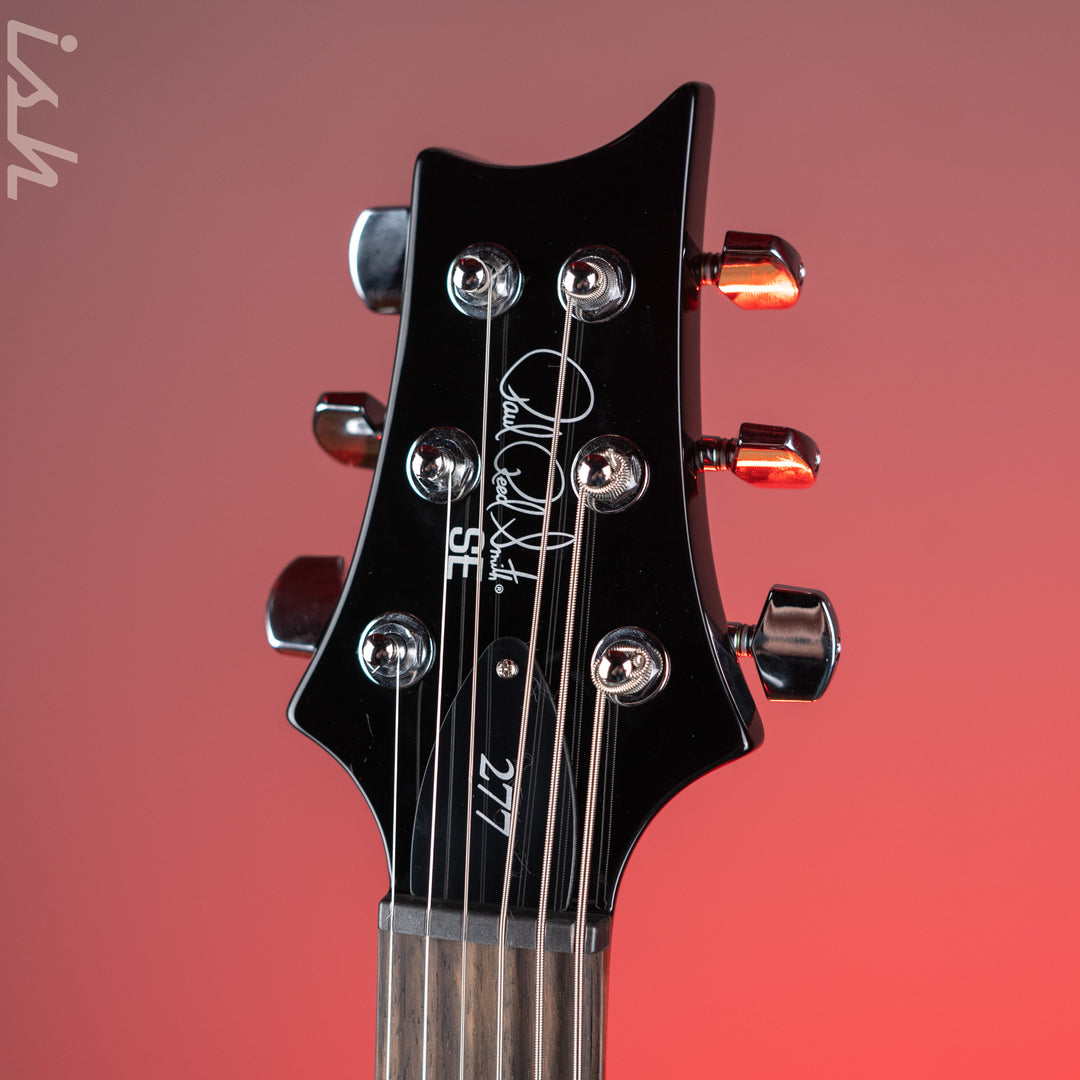 PRS SE 277 Baritone Left Handed Electric Guitar Charcoal Burst