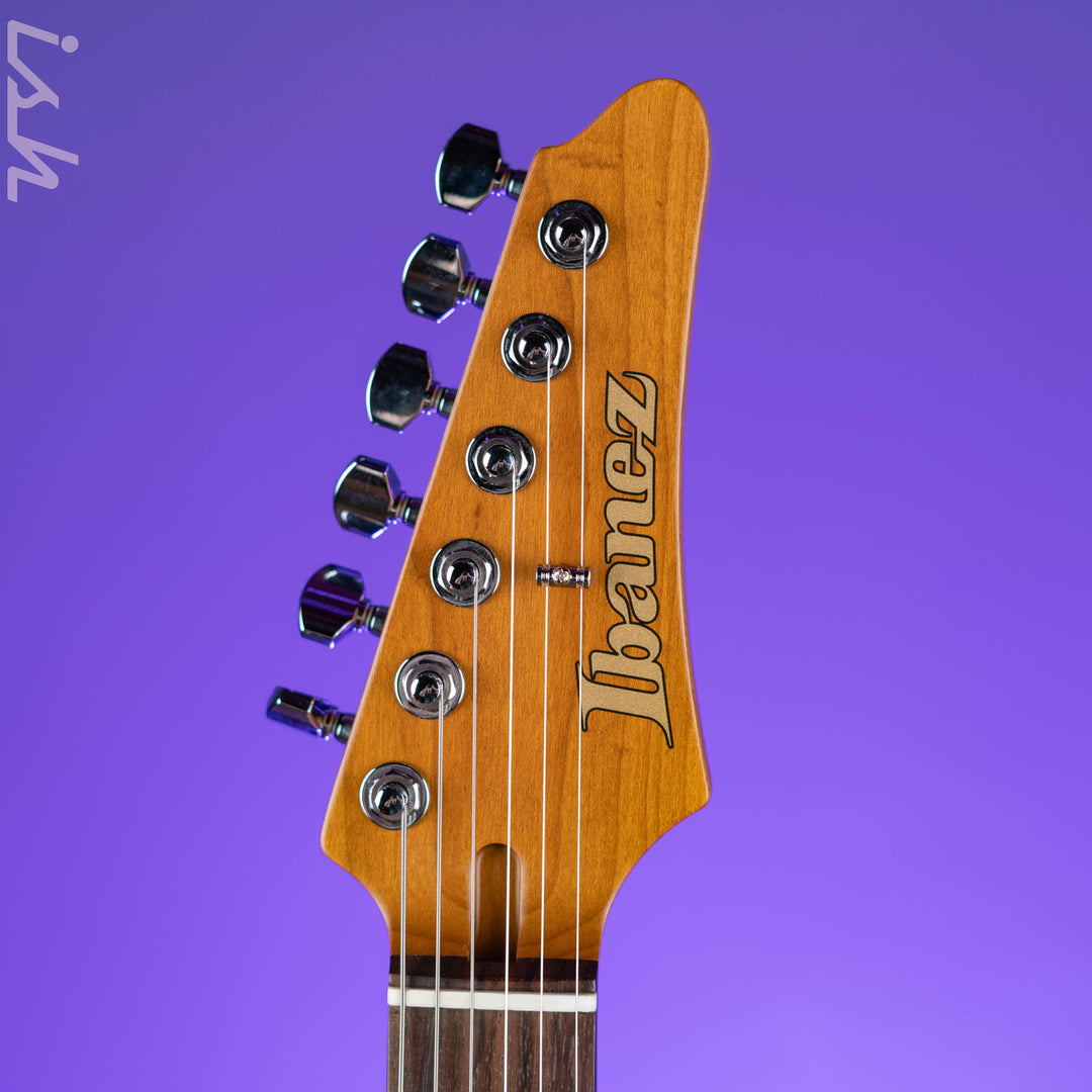 Ibanez LM1 Luca Mantovanelli Signature Prestige Electric Guitar Luna White Demo