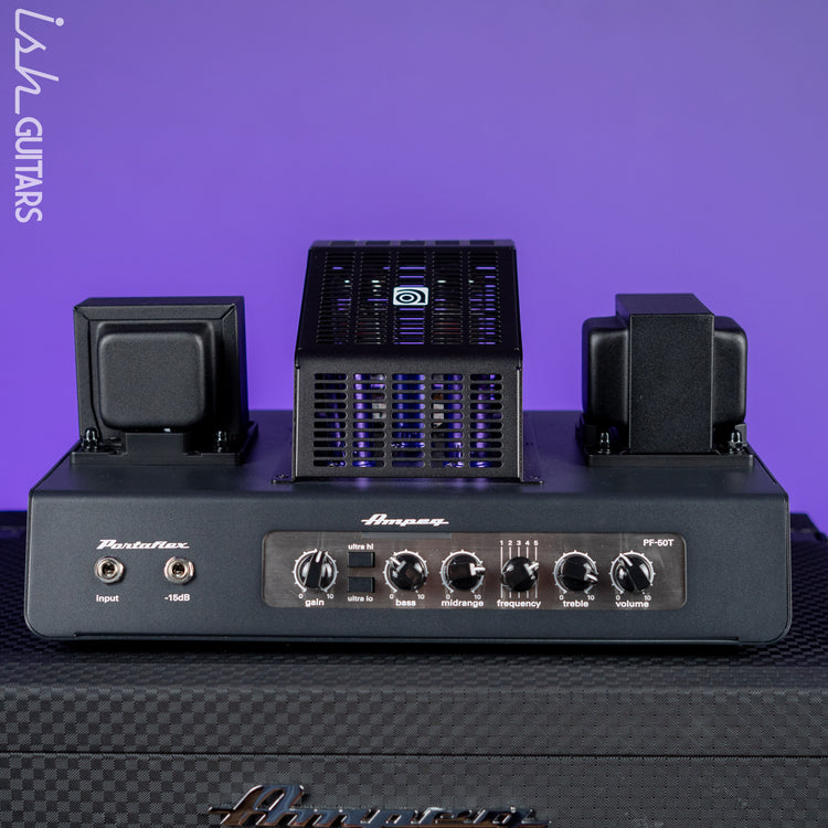 2019 Ampeg PF-50T Portaflex Bass Amplifier Head and PF-115HE Cab