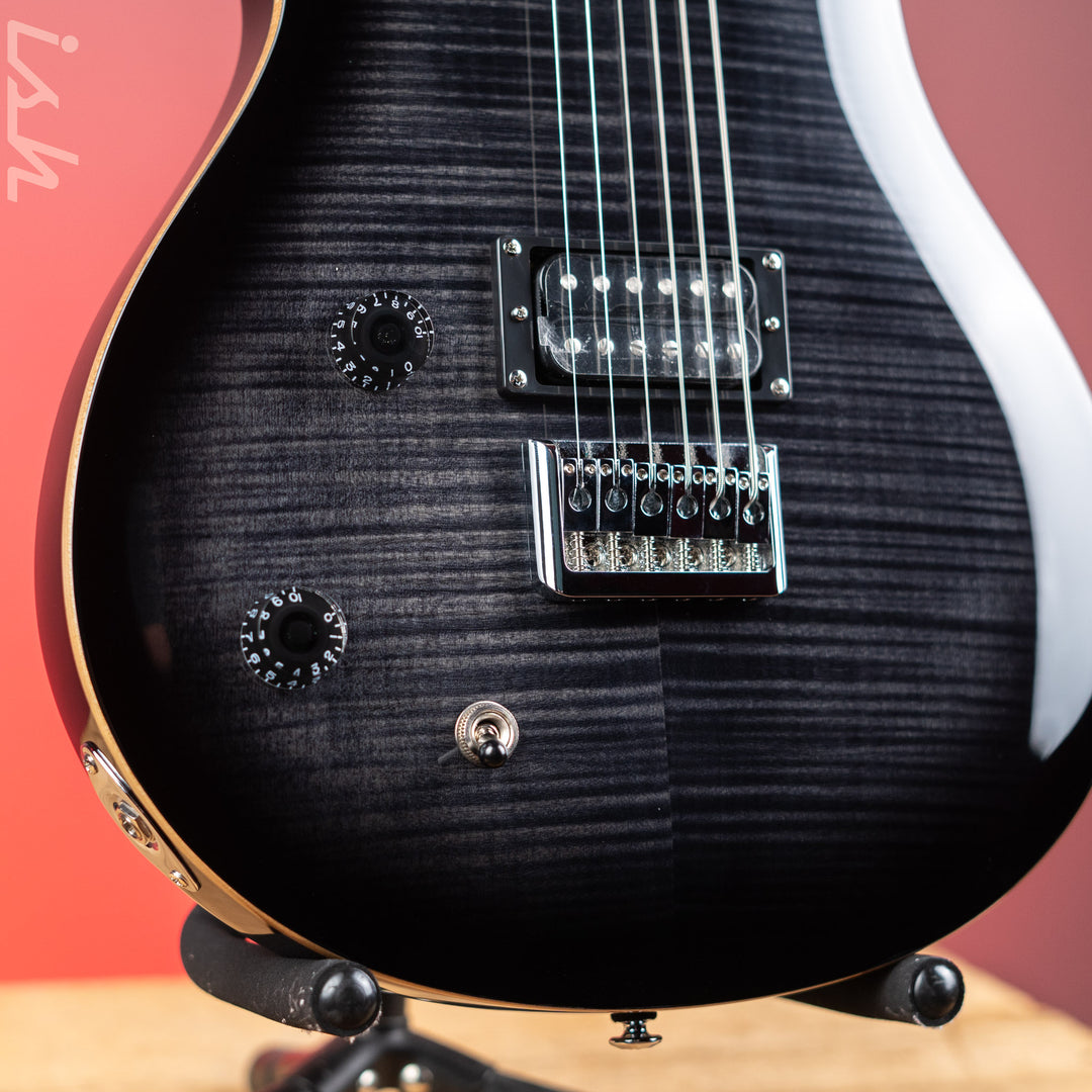 PRS SE 277 Baritone Left Handed Electric Guitar Charcoal Burst